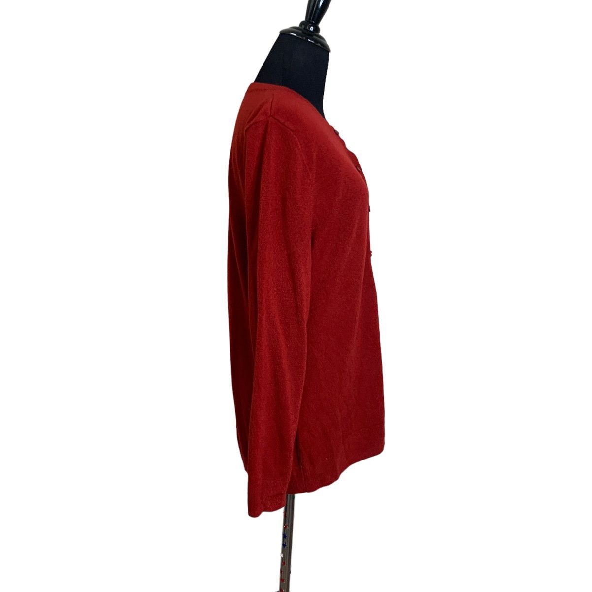 Croft & Barrow Croft & Barrow red long sleeves cardigan sweater size M Size M / US 6-8 / IT 42-44 - 7 Thumbnail