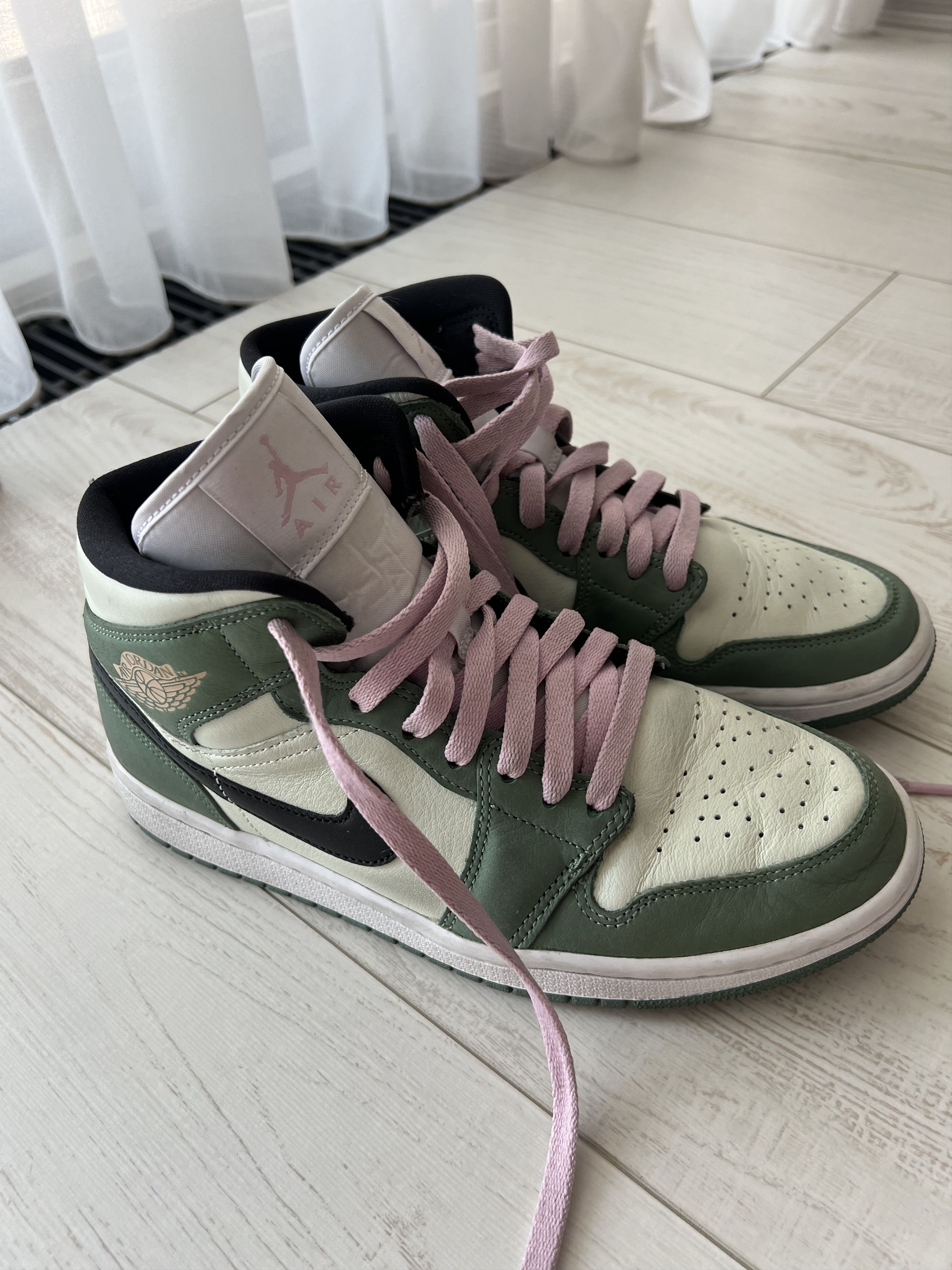 Nike Air Jordan 1 Mid “Dutch Green” Size US 8.5 / IT 38.5 - 3 Thumbnail