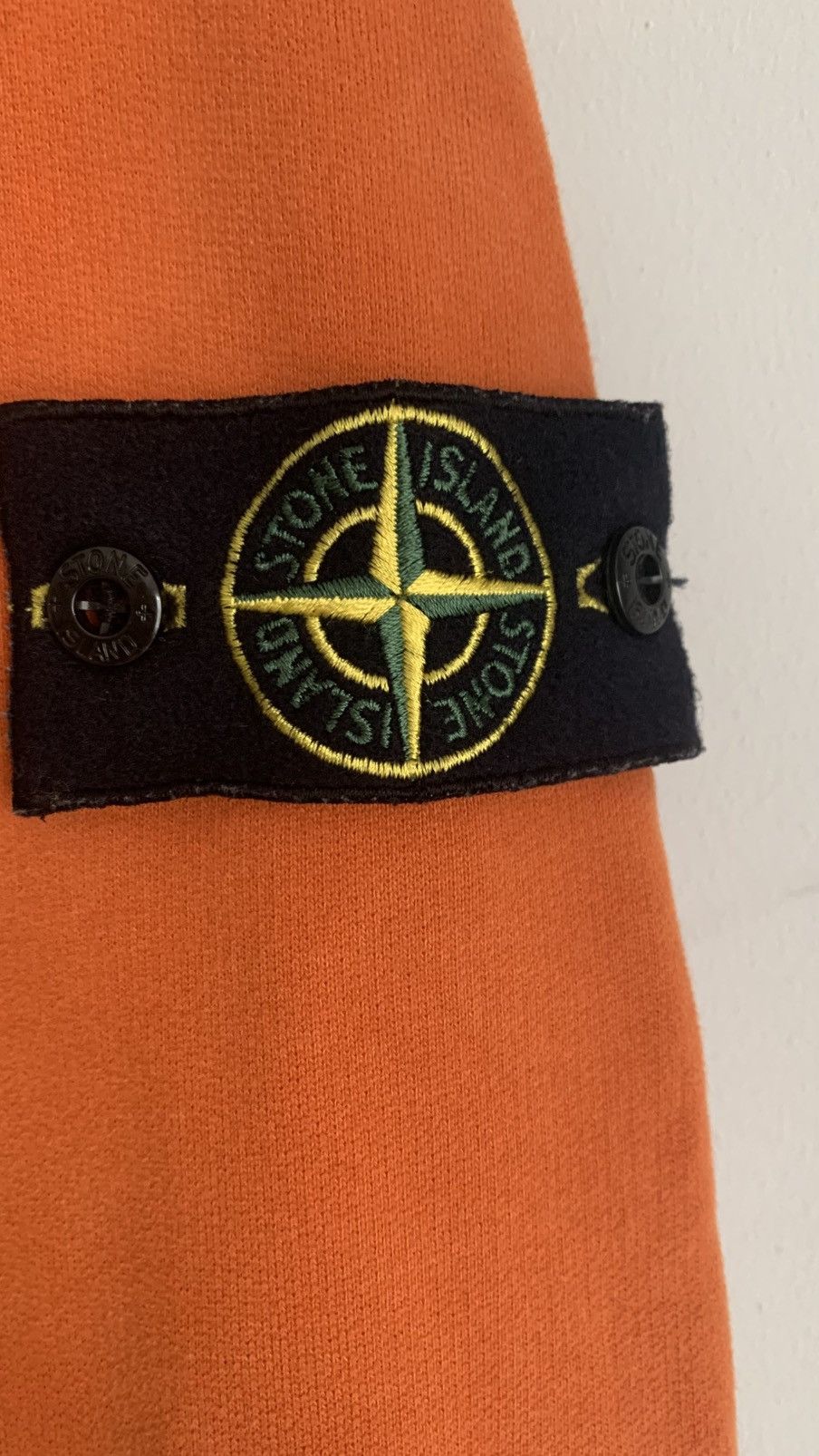 Stone Island Stone Island Orange Crewneck Sweatshirt Size M Size US M / EU 48-50 / 2 - 3 Thumbnail