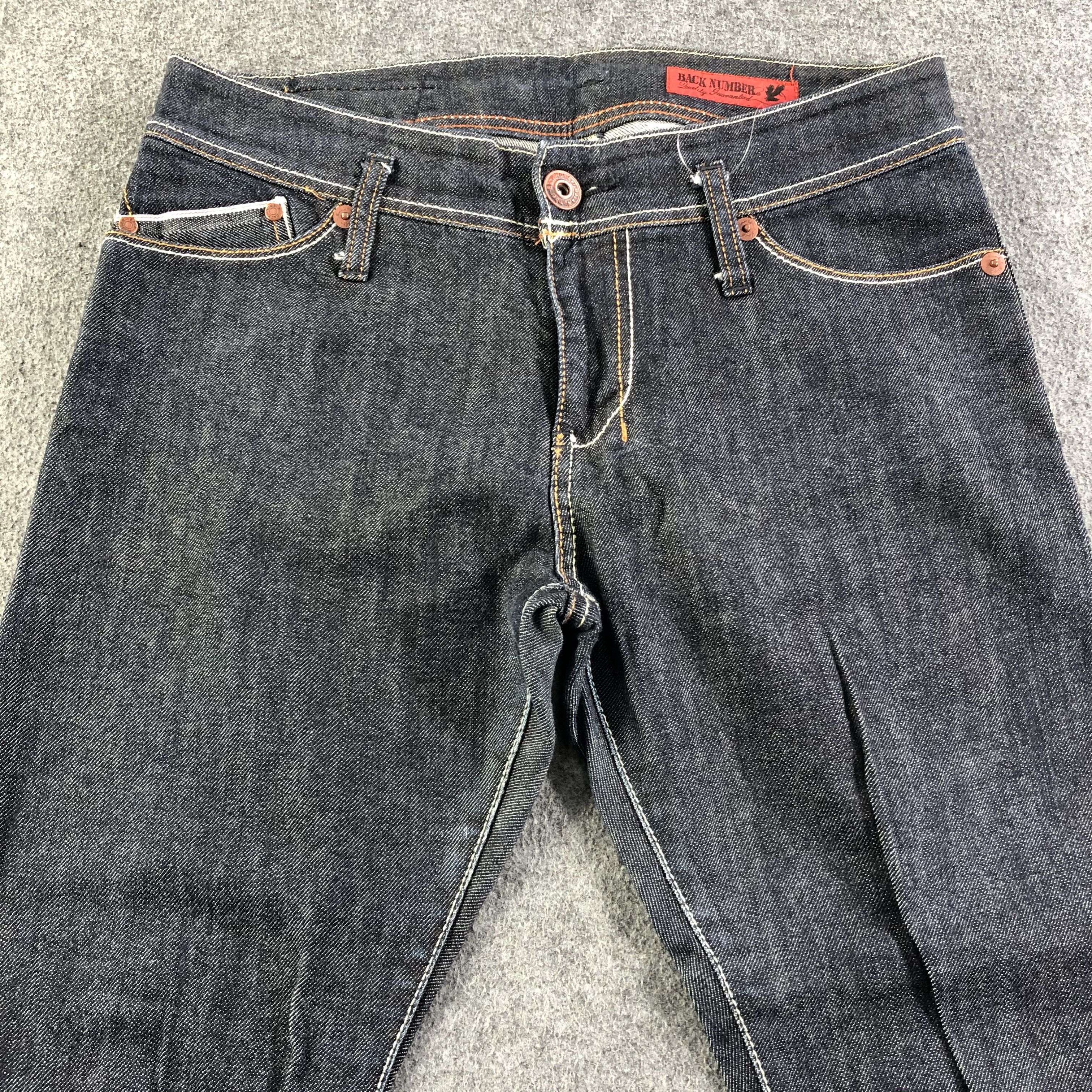 Japanese Brand Japanese Brand Back Number Redline Jeans-J2829 Size US 31 - 3 Thumbnail