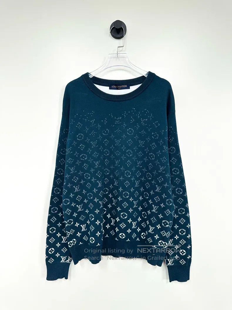 Louis Vuitton Louis Vuitton Blue-green gradient full-print presbyopic kn Size US S / EU 44-46 / 1 - 1 Thumbnail
