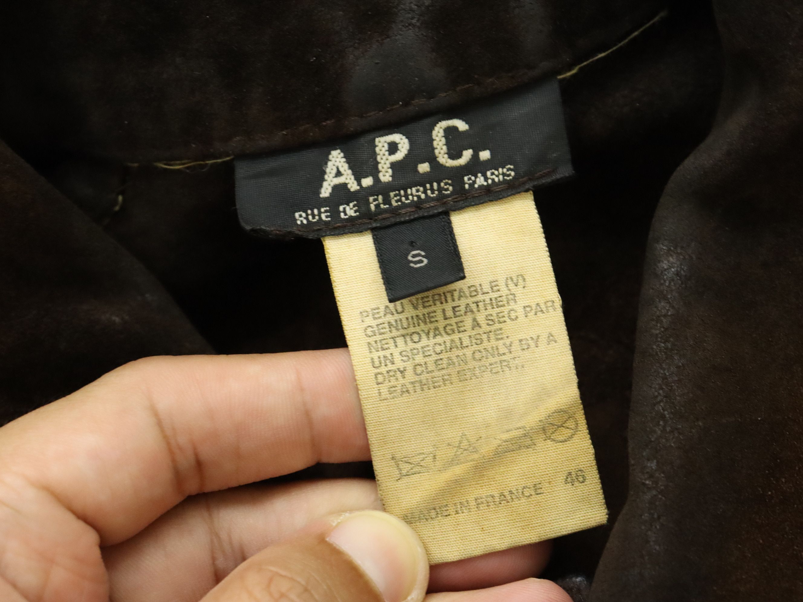 A.P.C. A.P.C. Suede Leather Workwear Coat Jacket Size US M / EU 48-50 / 2 - 10 Thumbnail