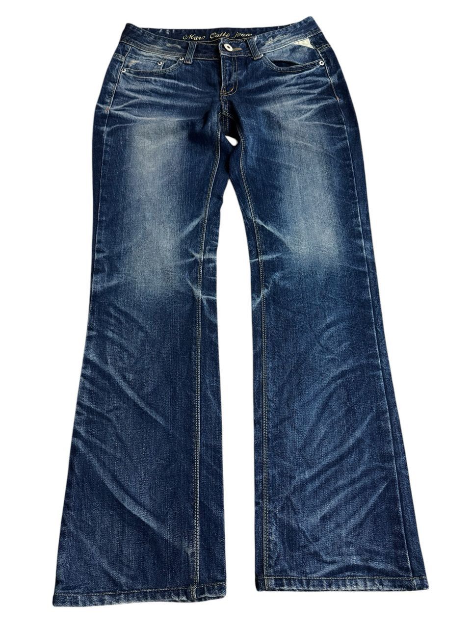 Japanese Brand × Vintage Vintage Maro catte buggy faded streessed denim Size US 29 - 2 Thumbnail