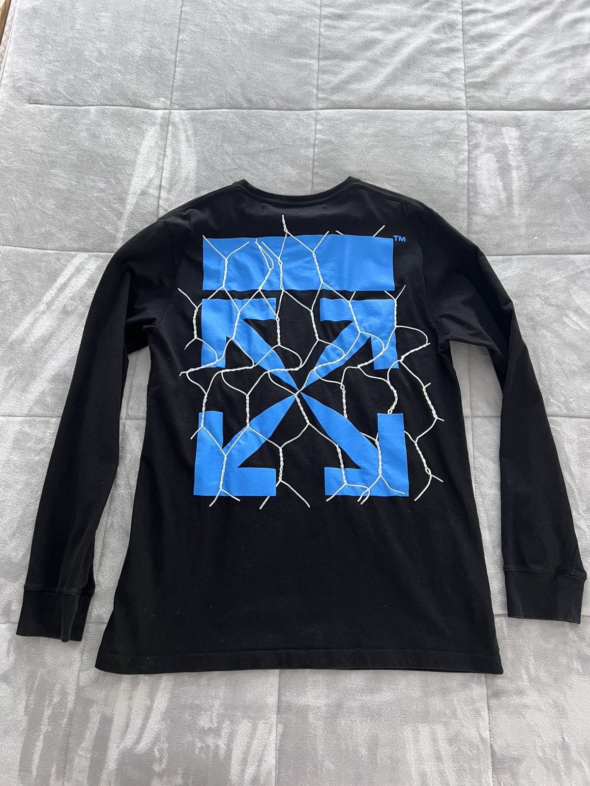 Off-White Off - White Fence Arrow Long Sleeve T-Shirt size XL Size US XL / EU 56 / 4 - 2 Thumbnail