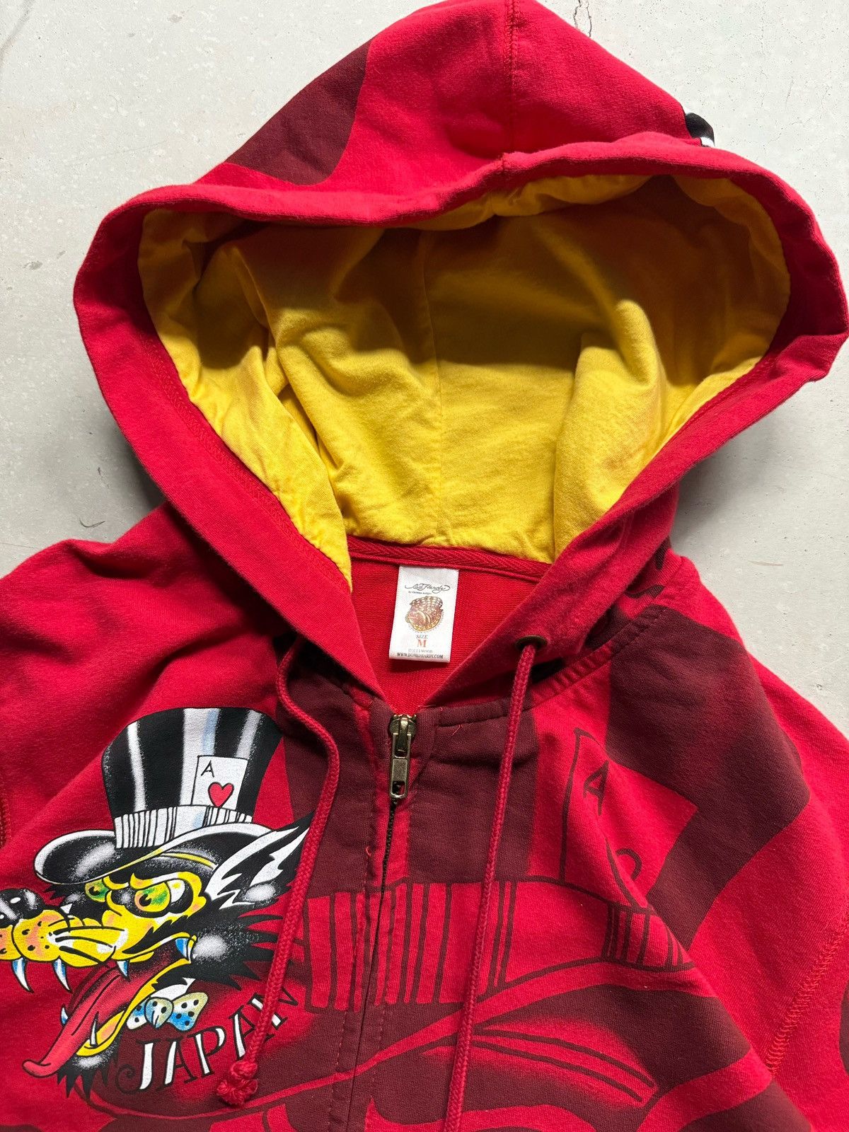 Christian Audigier × Ed Hardy × Vintage Vintage Y2K Ed Hardy AOP Japan Zip-up Size M / US 6-8 / IT 42-44 - 6 Thumbnail
