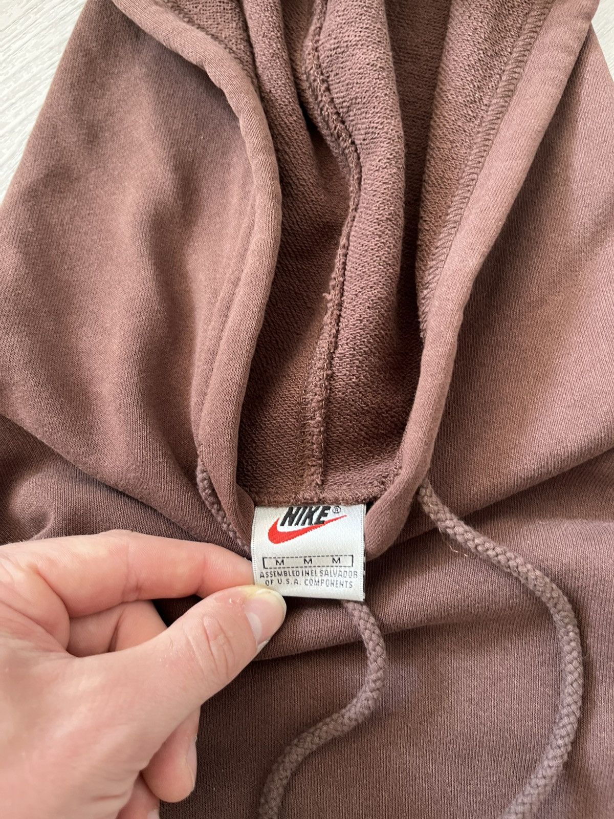 Nike Vintage Nike Brown Hoodie 90s Travis Style Size US M / EU 48-50 / 2 - 9 Thumbnail