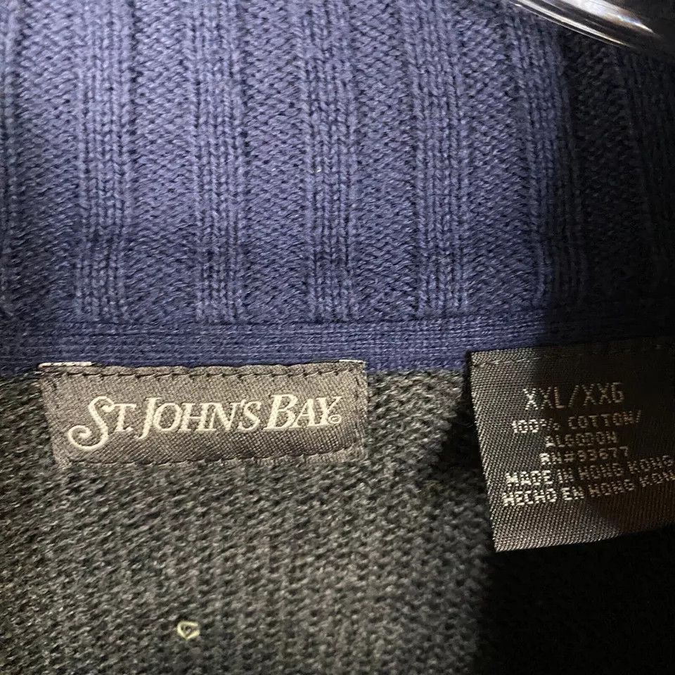 St. Johns Bay St. John's Bay 1/4 Zip Sweater Men's XXL Cotton Adults 2XL Size US XXL / EU 58 / 5 - 3 Thumbnail
