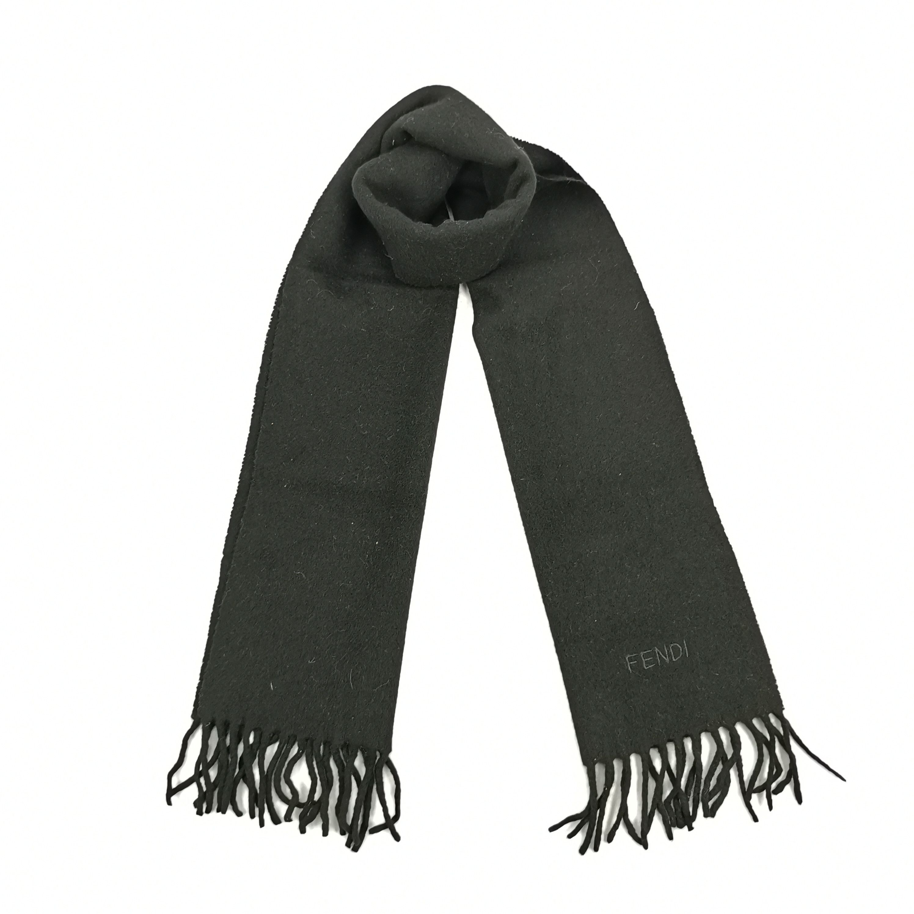 Fendi Vintage Y2K FENDI Scarf Muffler Wool Scarves Size ONE SIZE - 1 Thumbnail