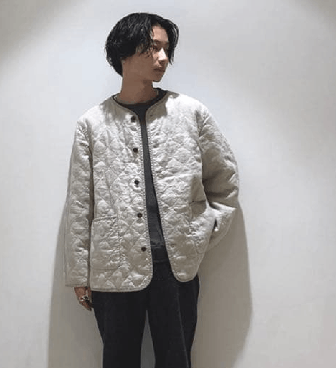 CONFECT Linen Quilted Jacket (Brushed Finish) Size US XL / EU 56 / 4 - 3 Thumbnail