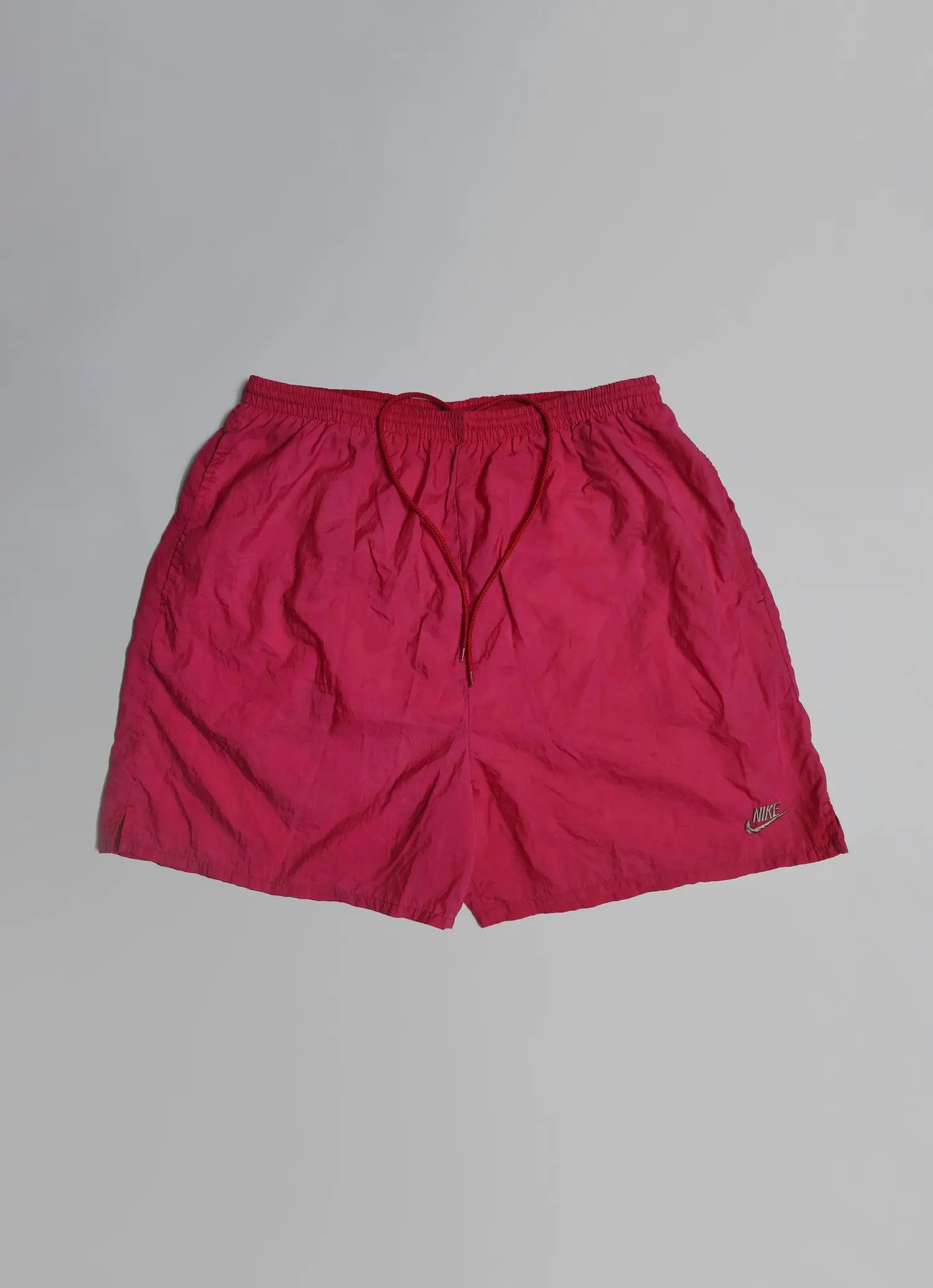 Nike 🔥Vintage 90's Nike Nylon Pink shorts Size US 34 / EU 50 - 3 Thumbnail