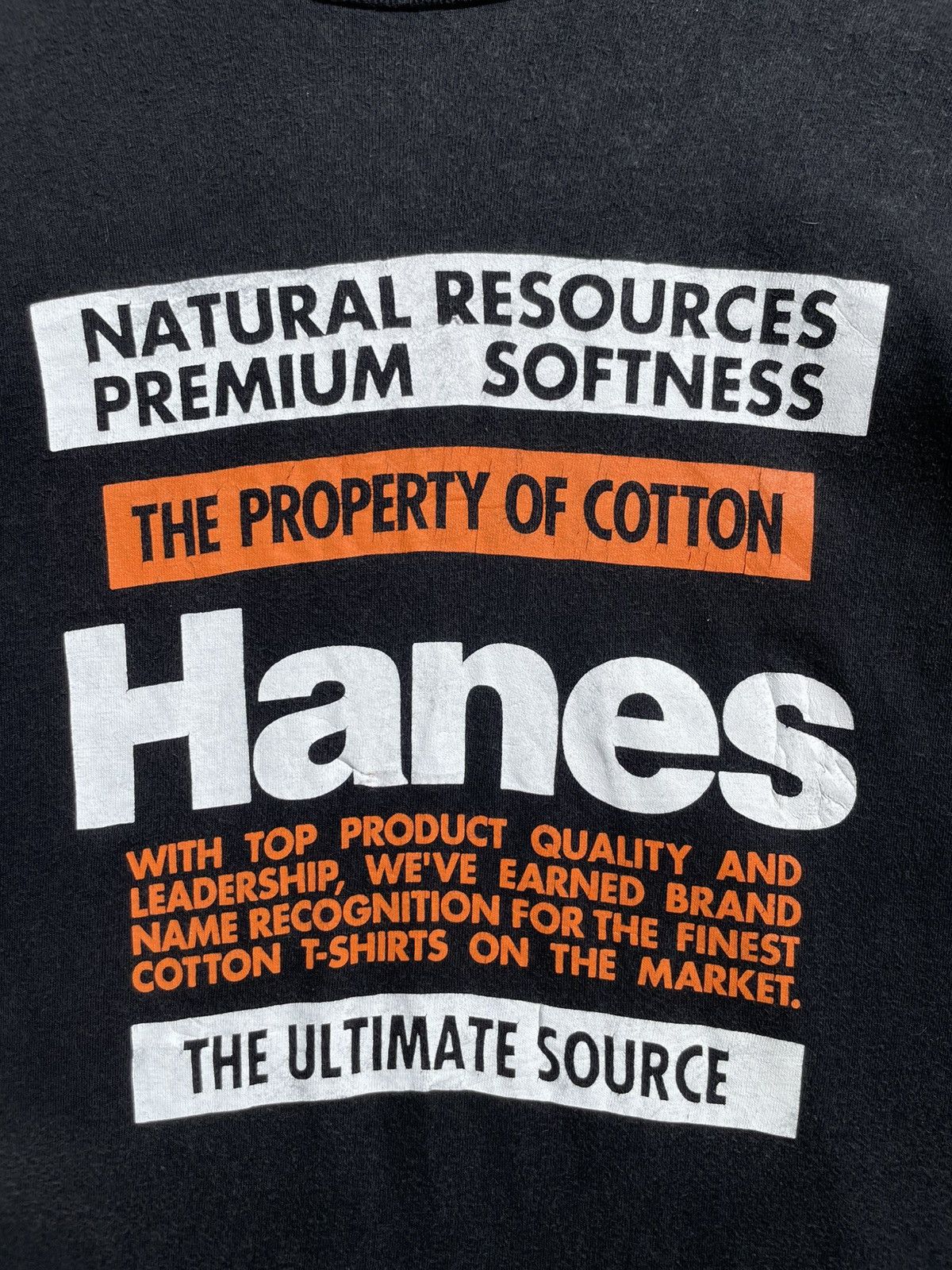 Hanes RARE🔥 Vintage 90s Hanes Natural Resources Premium Softness Size US L / EU 52-54 / 3 - 2 Thumbnail