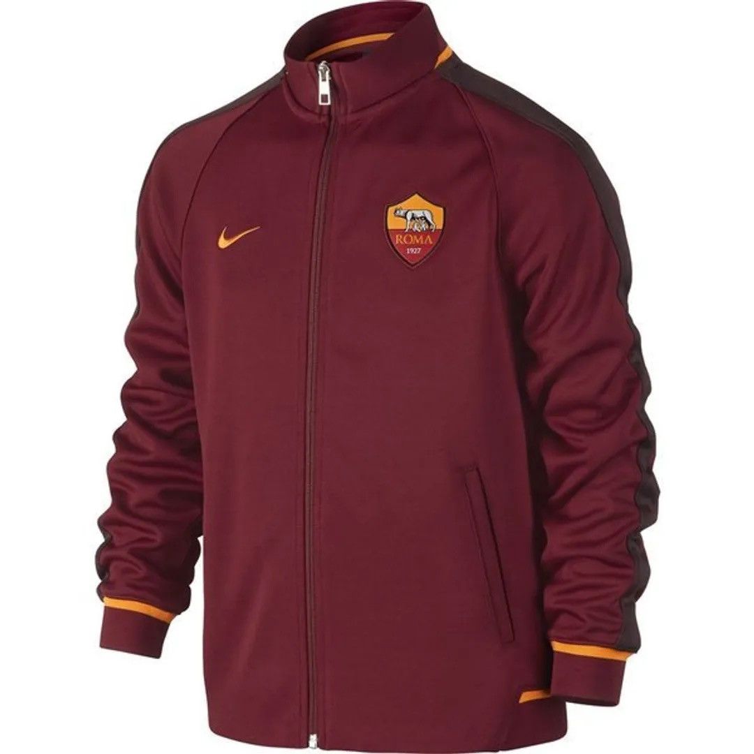 Nike 🇮🇹 2015 Nike Roma Soccer Jacket Italy Rare Retro Y2K Size US M / EU 48-50 / 2 - 2 Thumbnail