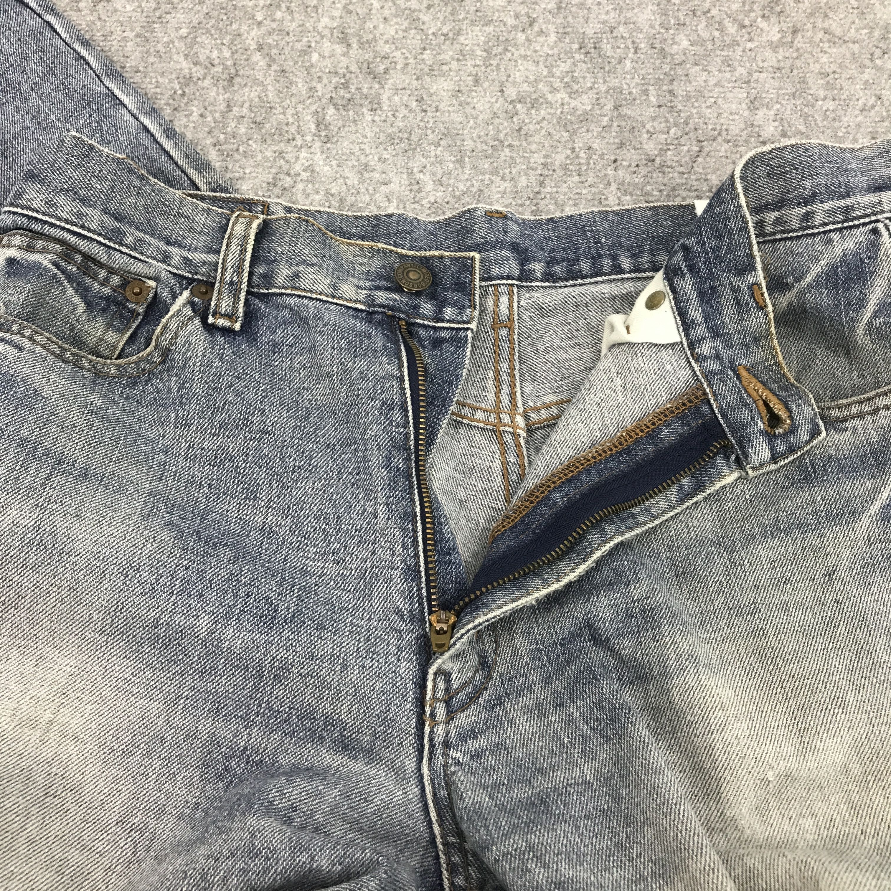 Japanese Brand BOBSON CHESSKING DISTRESSED BOOTCUT JEANS Size US 31 - 7 Thumbnail