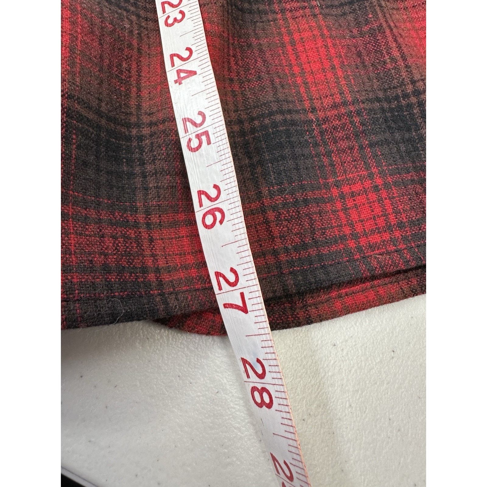 Pendleton Women’s Pendleton Board Shirt 100% Virgin Wool Sz M Red Size M / US 6-8 / IT 42-44 - 5 Thumbnail