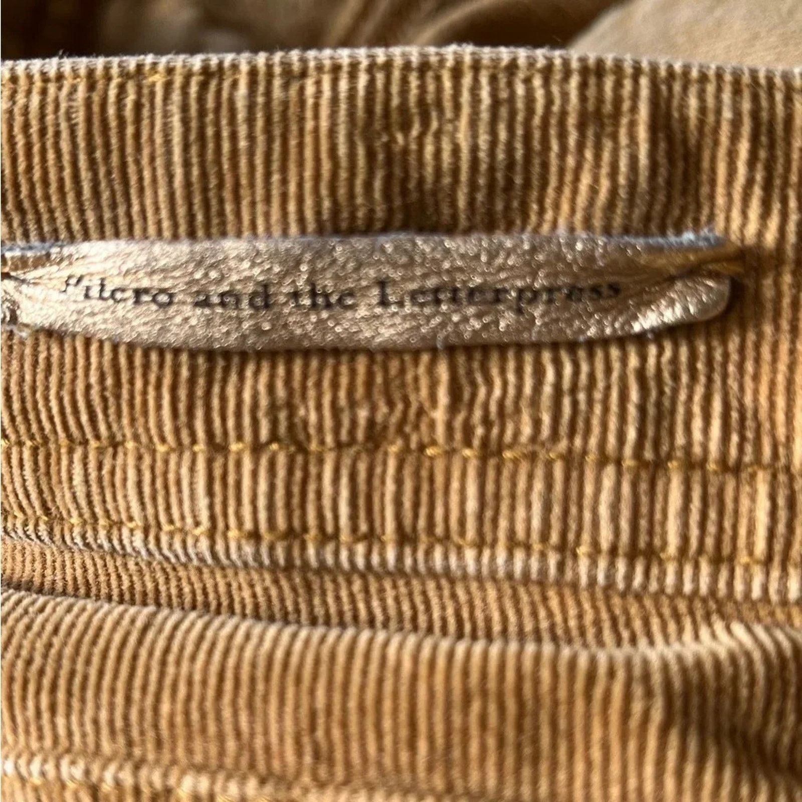 The Unbranded Brand Pilcro by Anthropologie corduroy pants, back pockets, sz 29 Size 29" - 7 Thumbnail