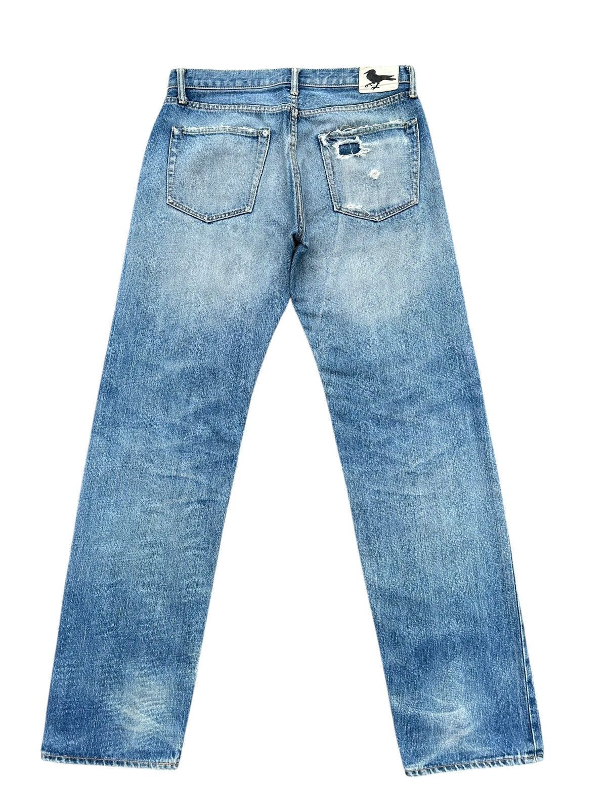 Kapital Vintage Modern Amusement Selvedge Distressed Denim Jeans Size US 32 / EU 48 - 2 Thumbnail