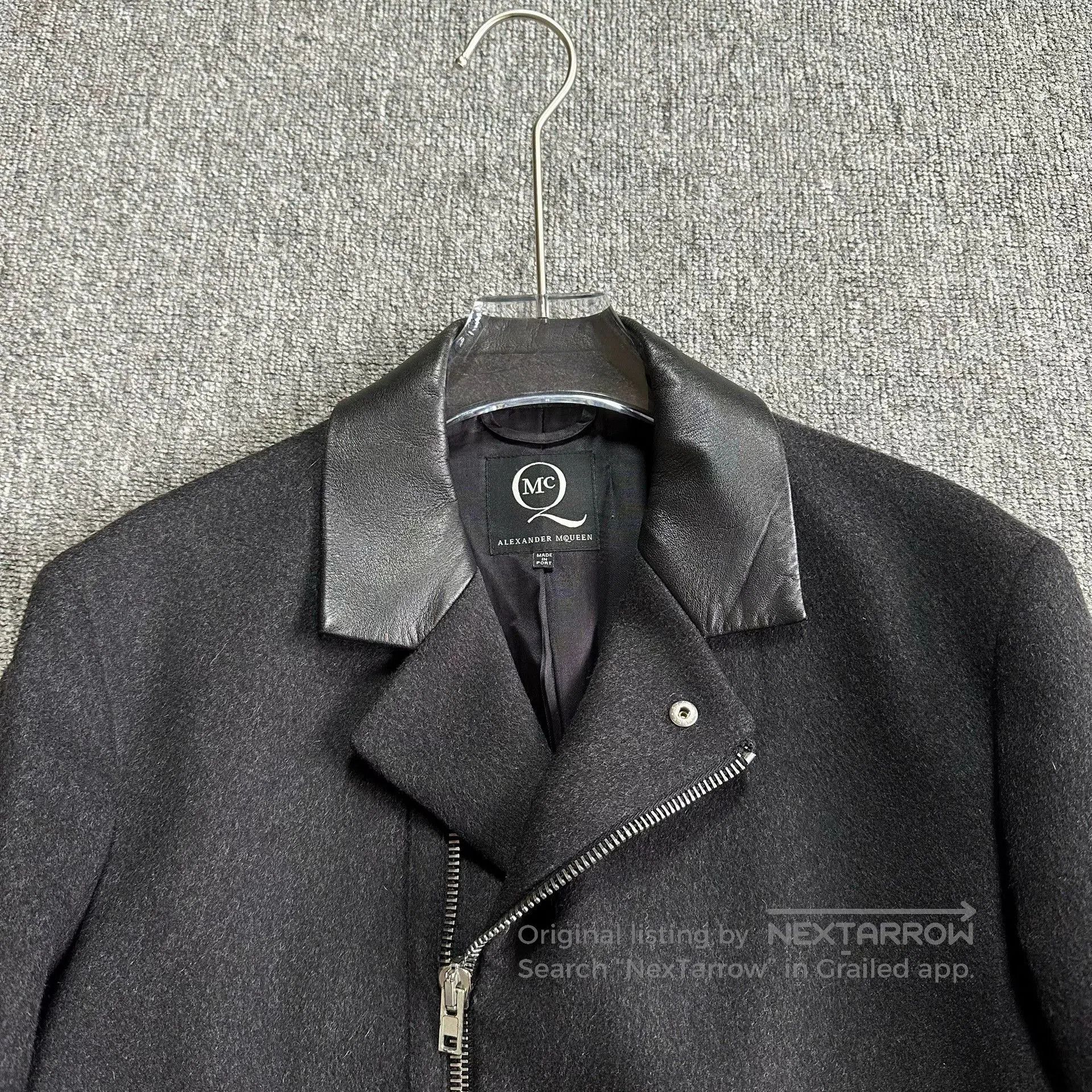 Alexander McQueen alexander mcqueen black gray biker jacket. Size US L / EU 52-54 / 3 - 3 Thumbnail