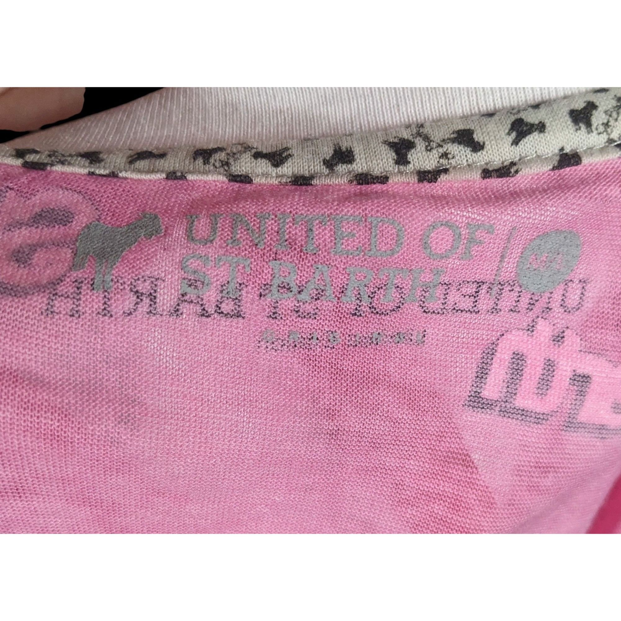 Other St. Barth Limited Edition Cropped Pink Oversized Tank Top Size M / US 6-8 / IT 42-44 - 5 Thumbnail