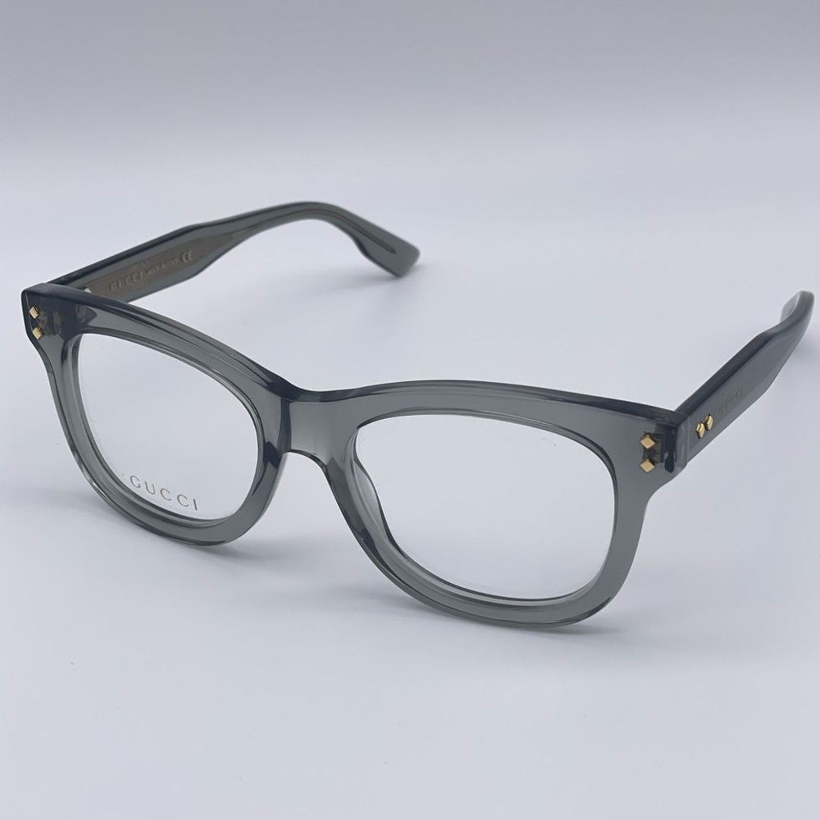 Gucci GUCCI Eyeglasses GG1086O 008 Grey Unisex NEW Size ONE SIZE - 5 Thumbnail
