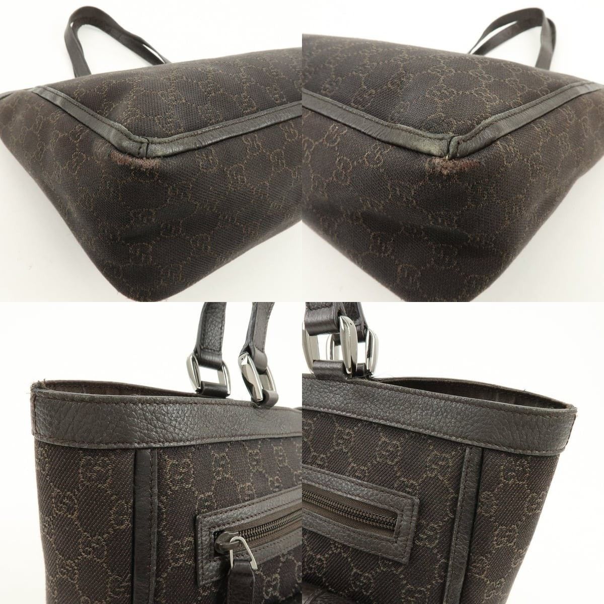 Gucci Gucci Abbey GG Canvas Tote Brown Size ONE SIZE - 5 Thumbnail