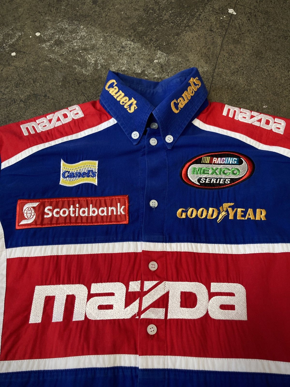 Formula 1 × NASCAR × Vintage Vintage 90s Mazda Speed Racing Shirt Size US M / EU 48-50 / 2 - 4 Thumbnail