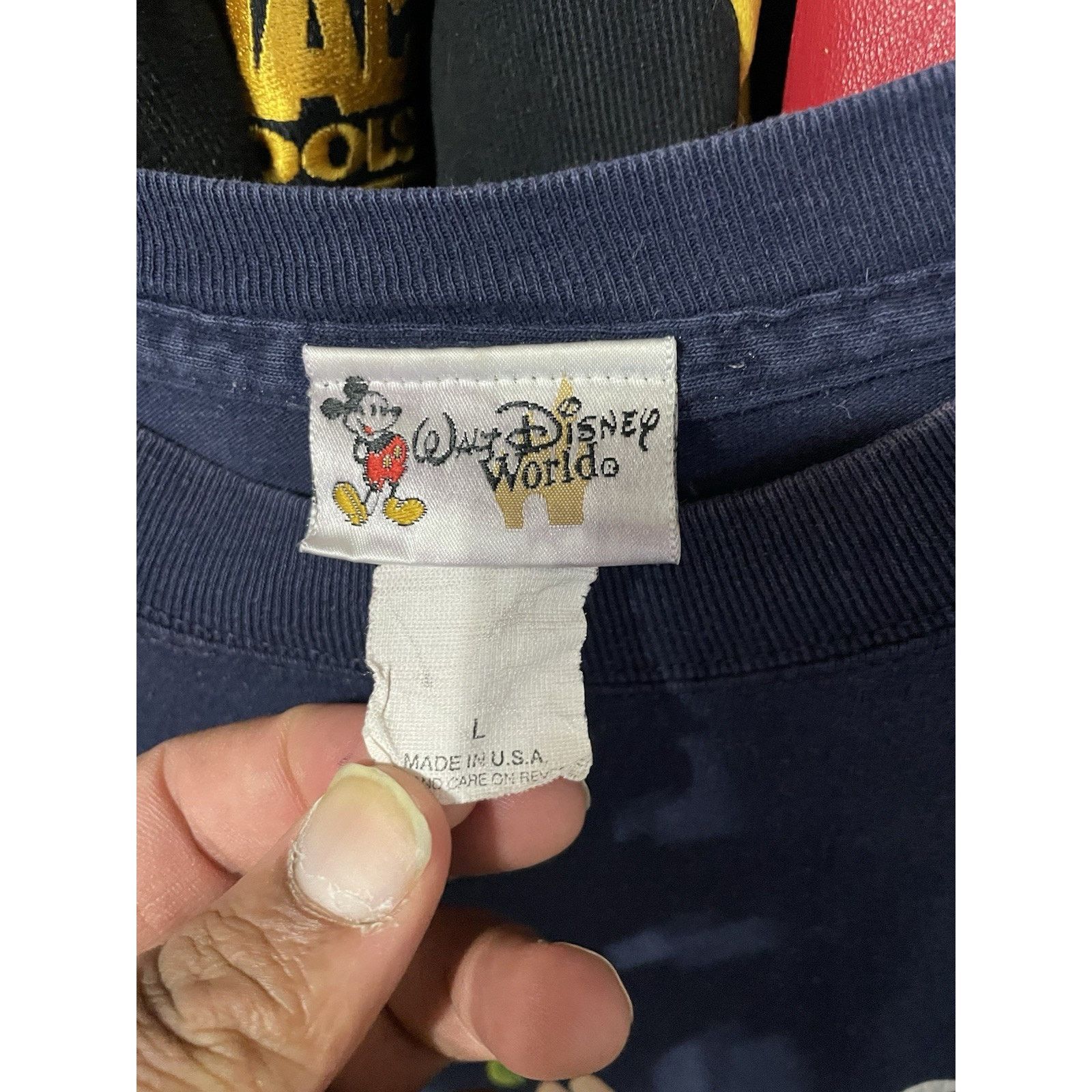 Disney Size L- Rare Vintage Walt Disney Goofy 2-Sided T-Shirt Men’s Size US L / EU 52-54 / 3 - 3 Thumbnail