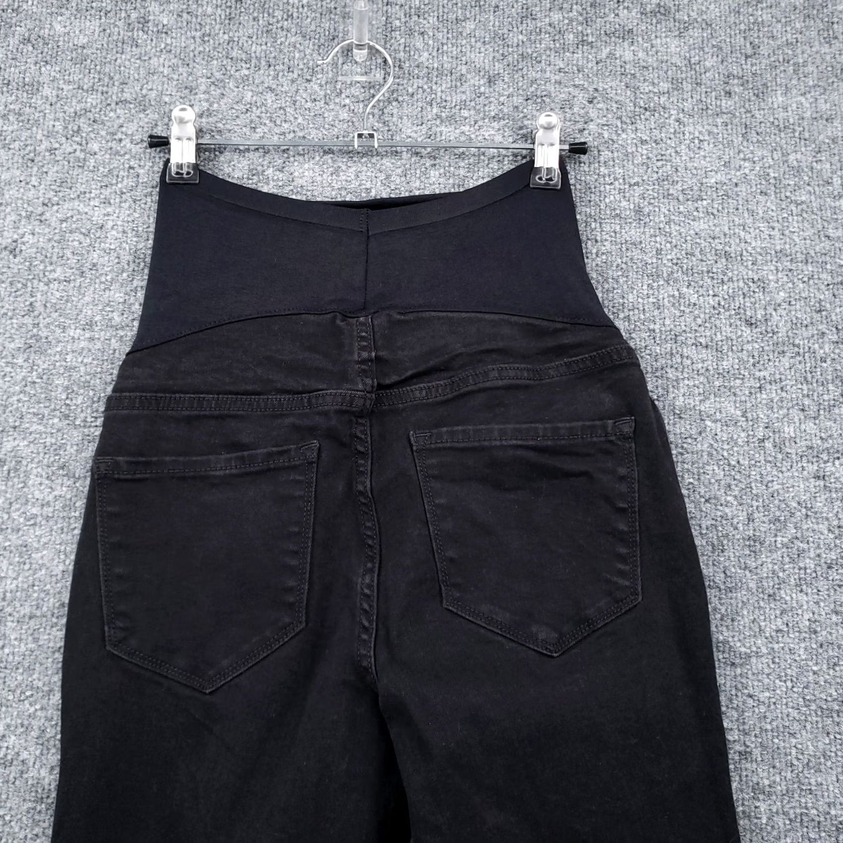 Old Navy Old Navy Maternity Jeans Womens 6S Black Skinny Denim High Rise Rockstar Size 28" / US 6 / IT 42 - 6 Thumbnail