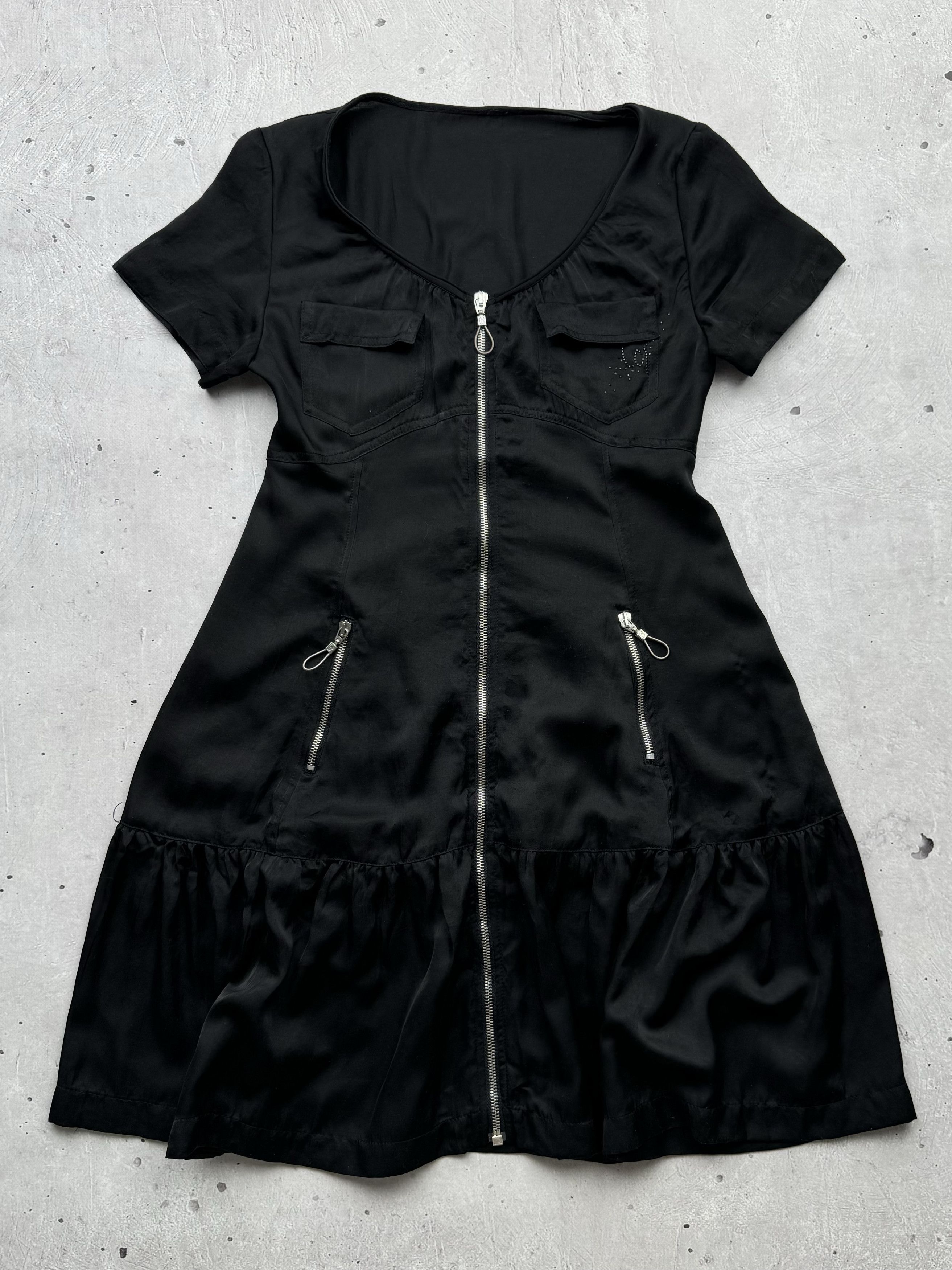 Cop Copine × Vintage Cop Copine Vintage Gothic Mini Dress Size XS / US 0-2 / IT 36-38 - 1 Thumbnail