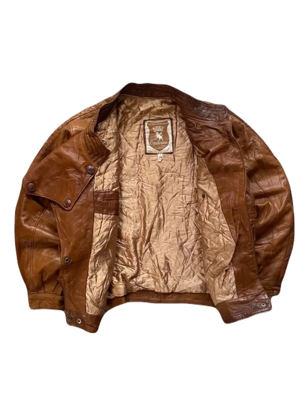 Genuine Leather Vintage 90’s leather jacket by epiderme paris Size US XXL / EU 58 / 5 - 4 Thumbnail