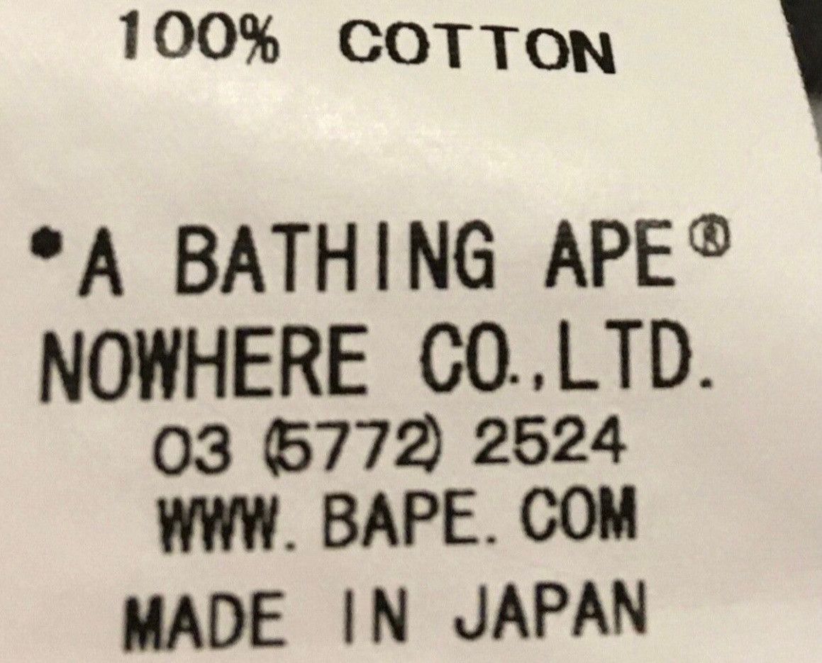 Bape Bape tee shirt Size US M / EU 48-50 / 2 - 3 Thumbnail