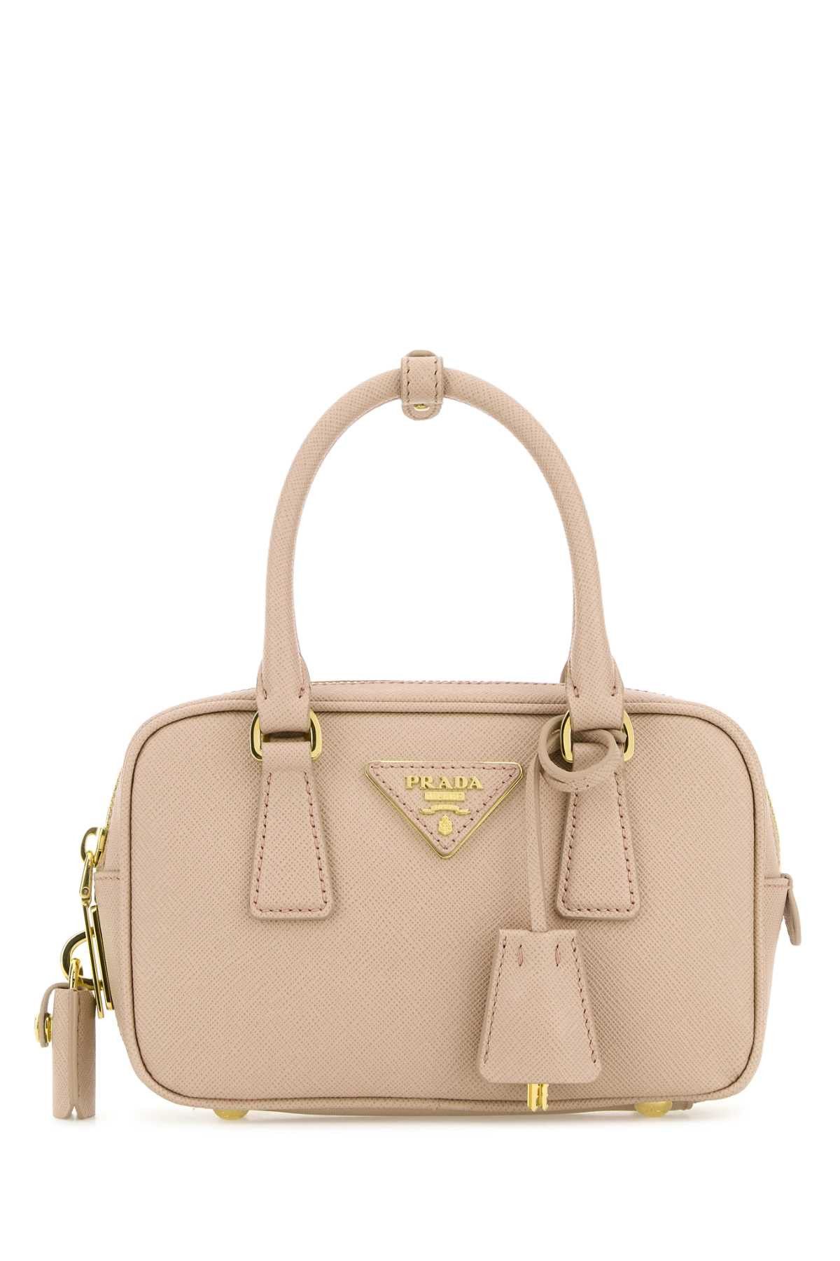 Prada Sand Leather Handbag Size ONE SIZE - 1 Thumbnail