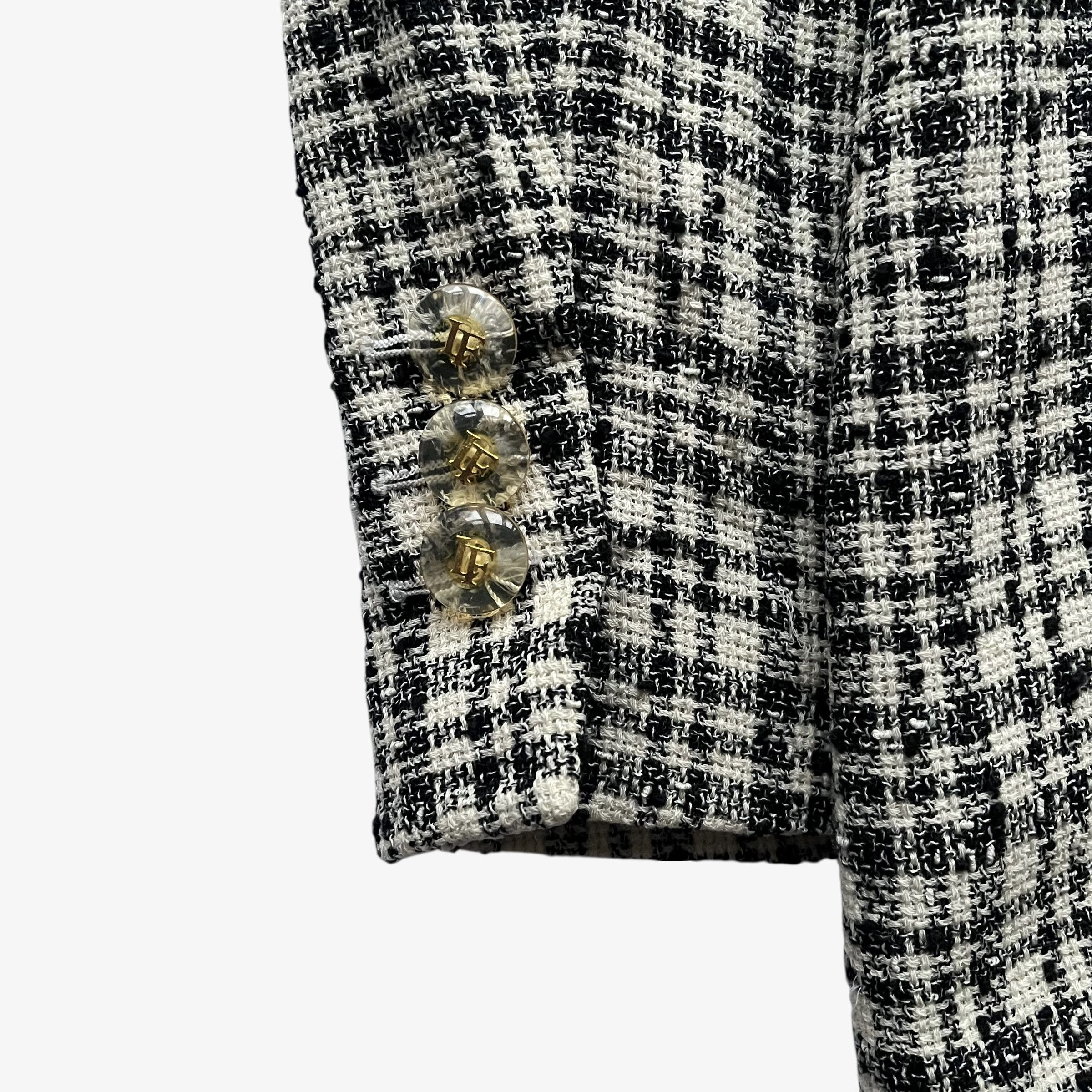 Louis Feraud Vintage 80s Women's Louis Feraud Striped Blazer Size XL / US 12-14 / IT 48-50 - 3 Thumbnail