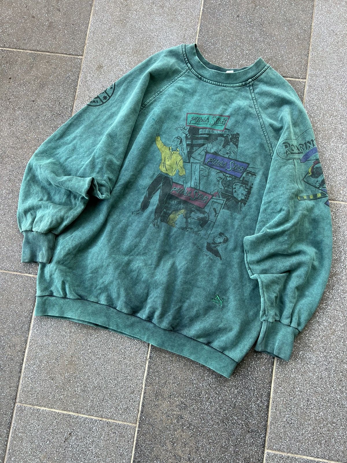 Puma × Vintage Avantgarde Zip Hoodie Puma Star Vintage 90s Rare Logo Size US XL / EU 56 / 4 - 2 Thumbnail