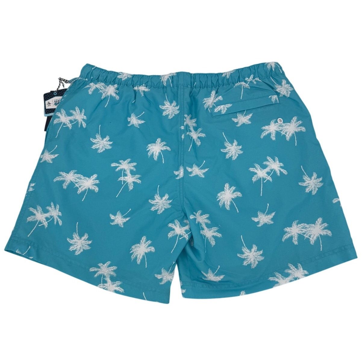 Original Penguin NWT Original Penguin Lined Swim Trunk Short Blue Atoll Palm Size US 34 / EU 50 - 2 Thumbnail