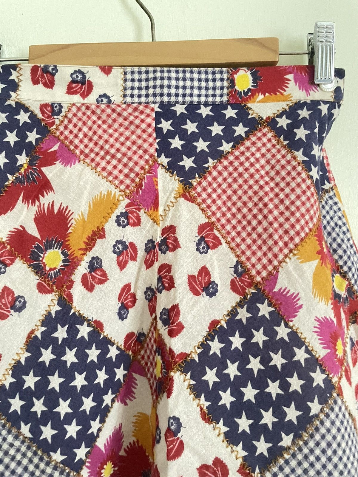 Hysteric Glamour 90s Hysteric Glamour Patches Cotton Colourful Skirt Size 24" / US 00 / IT 34 - 3 Thumbnail