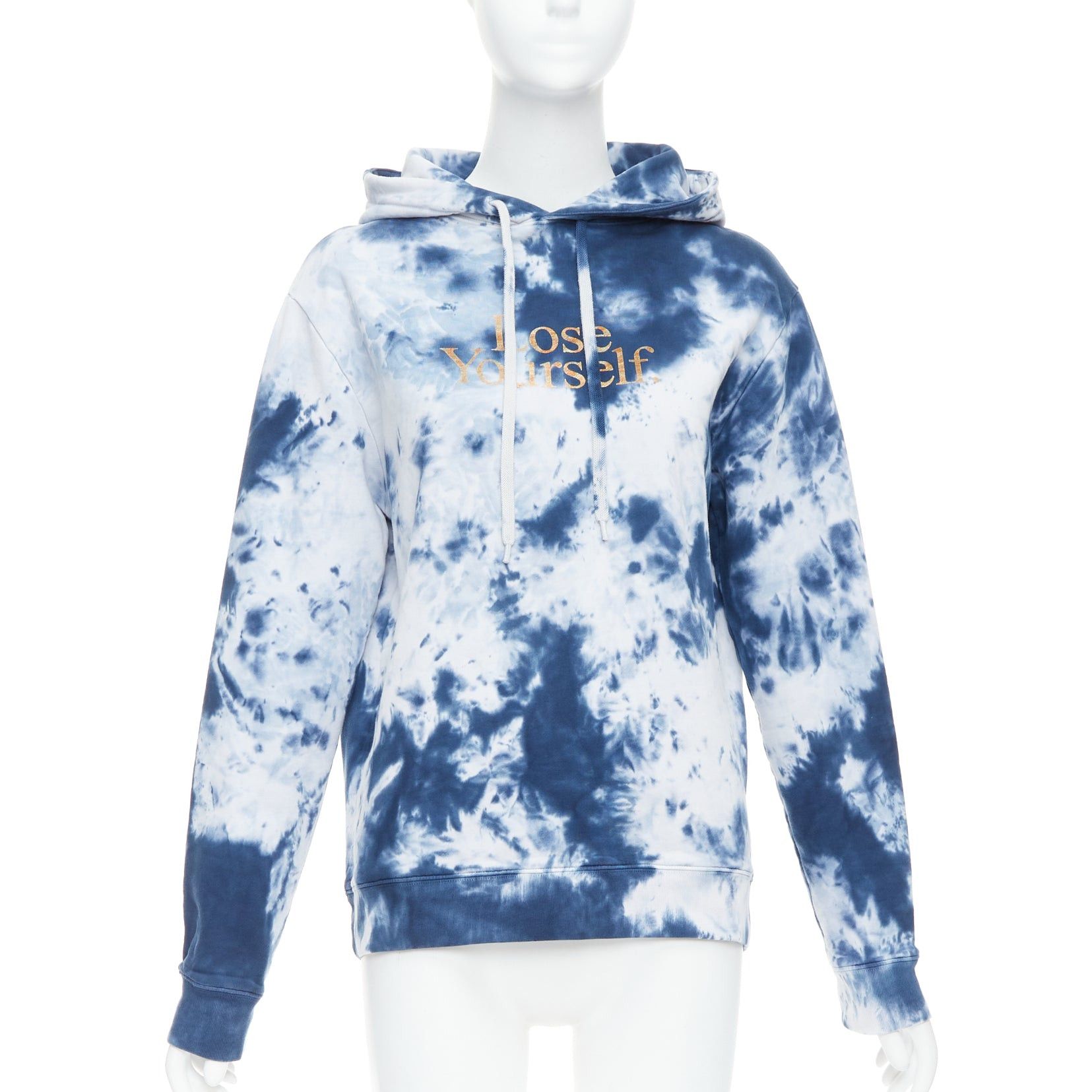 Paco Rabanne PACO RABANNE Lose Yourself blue cotton tie dye hoodie S Size S / US 4 / IT 40 - 1 Thumbnail