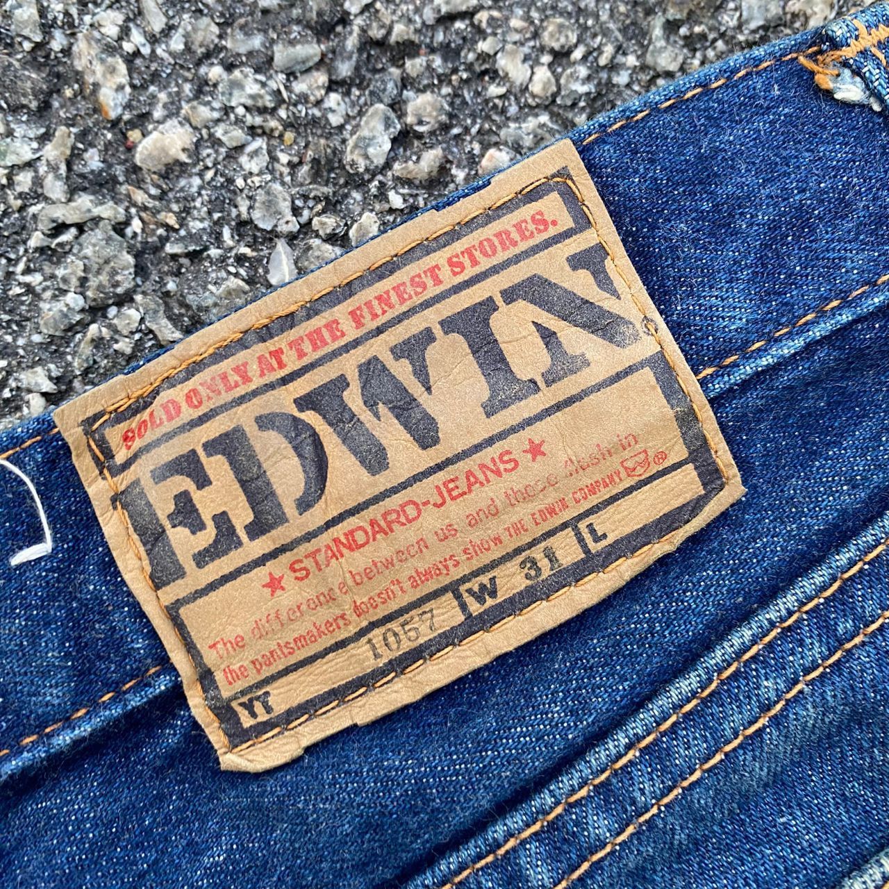 Japanese Brand Vintage 80s Edwin Western Denim Jeans Size US 30 / EU 46 - 19 Thumbnail