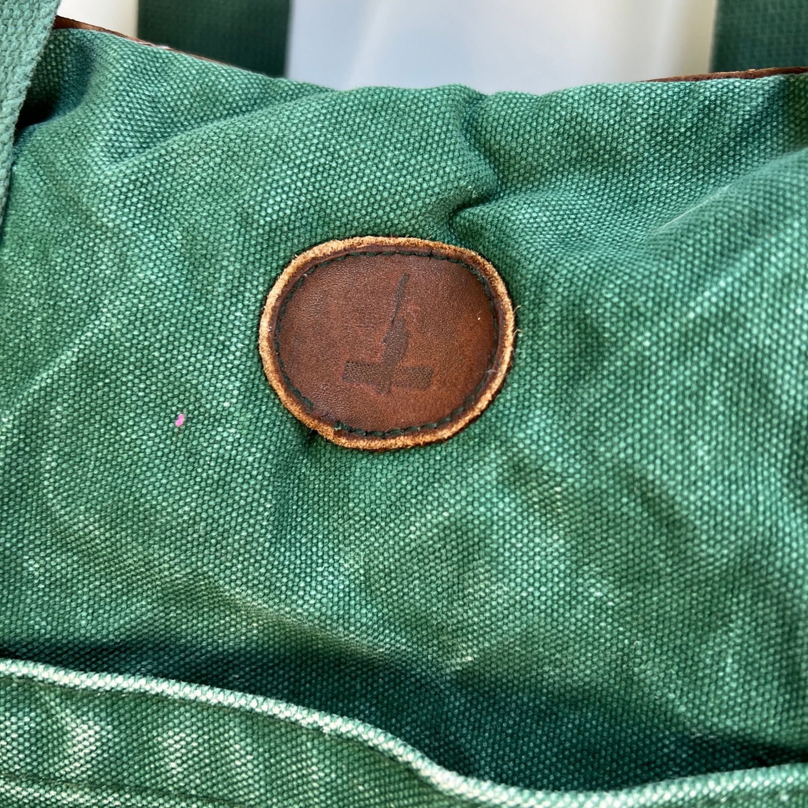 J.Crew Vintage J.Crew Green Canvas Duffle Bag Size ONE SIZE - 6 Thumbnail