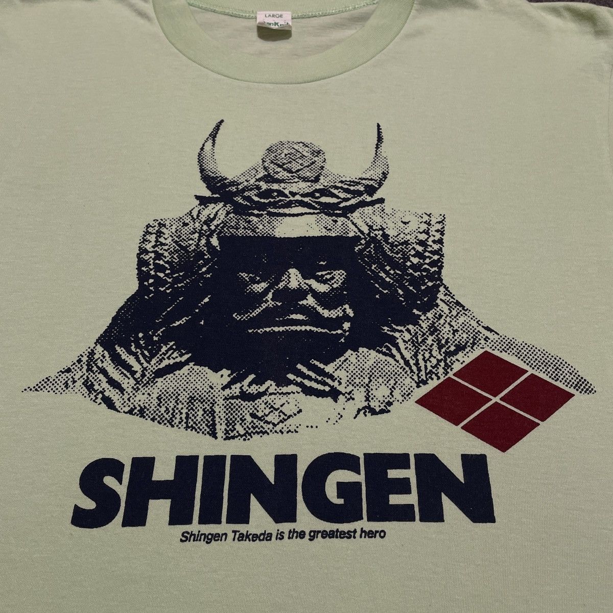 Japanese Brand Vintage Samurai Shingen Takeda is the greatest hero T-shirt Size US L / EU 52-54 / 3 - 2 Thumbnail