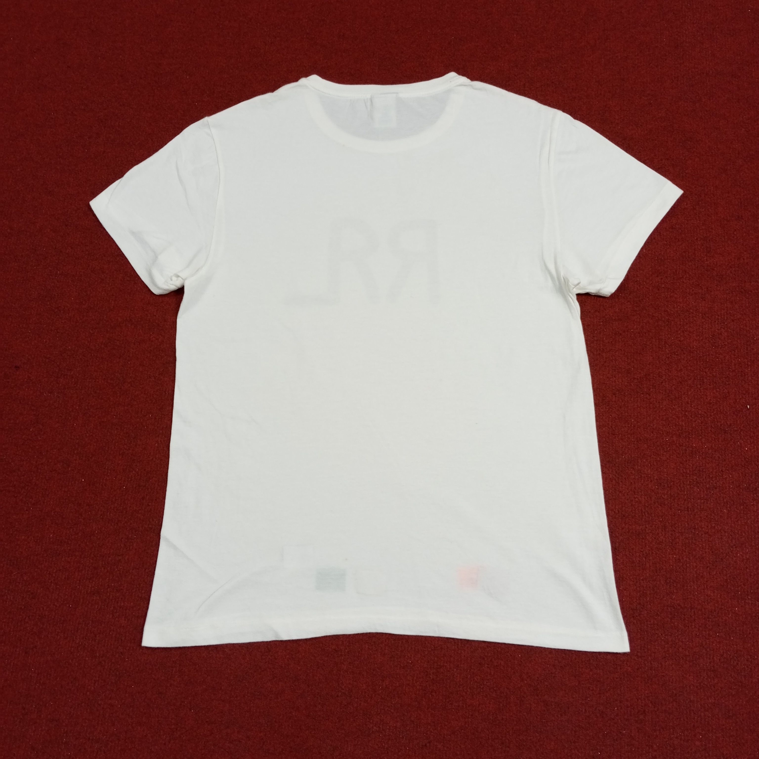 RRL Ralph Lauren × Ralph Lauren × Vintage RRL Ralph Lauren Fashion Brand Center Logo Design Tshirt Size US S / EU 44-46 / 1 - 3 Thumbnail