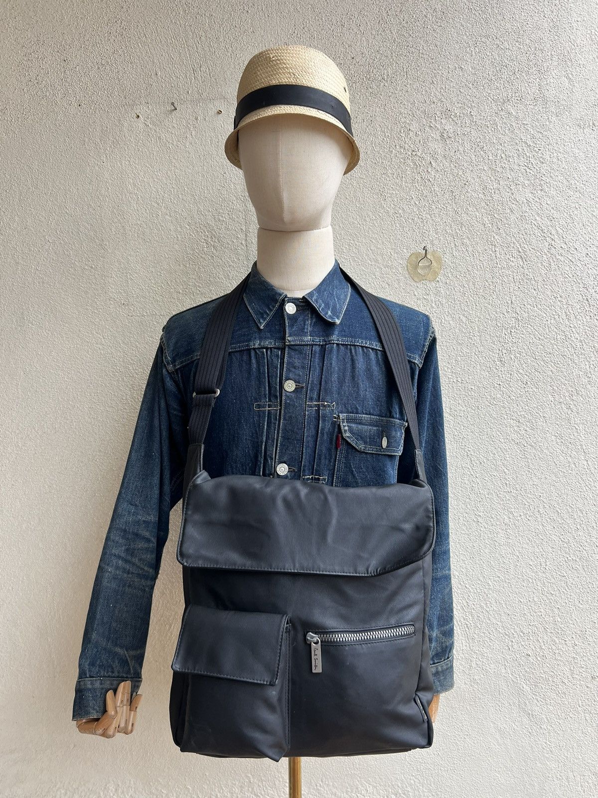 Paul Smith Vintage Paul Smith Waxed Cargo Sling Bag Size ONE SIZE - 7 Thumbnail