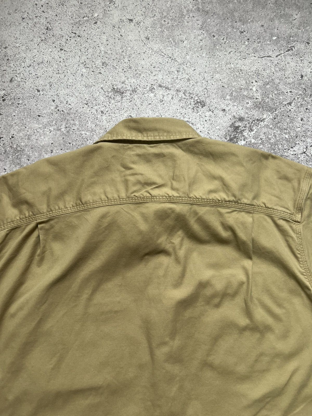 Carhartt × Vintage Vintage Carhartt Work Shirt Short Sleeve Beige Mens Size US XXL / EU 58 / 5 - 15 Thumbnail