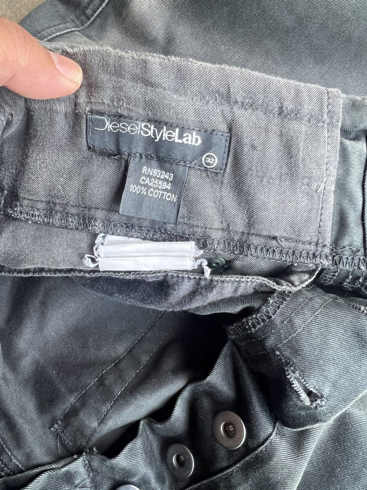 Diesel Diesel Style Lab Bondage Distressed Heavy Pants Size US 34 / EU 50 - 12 Thumbnail
