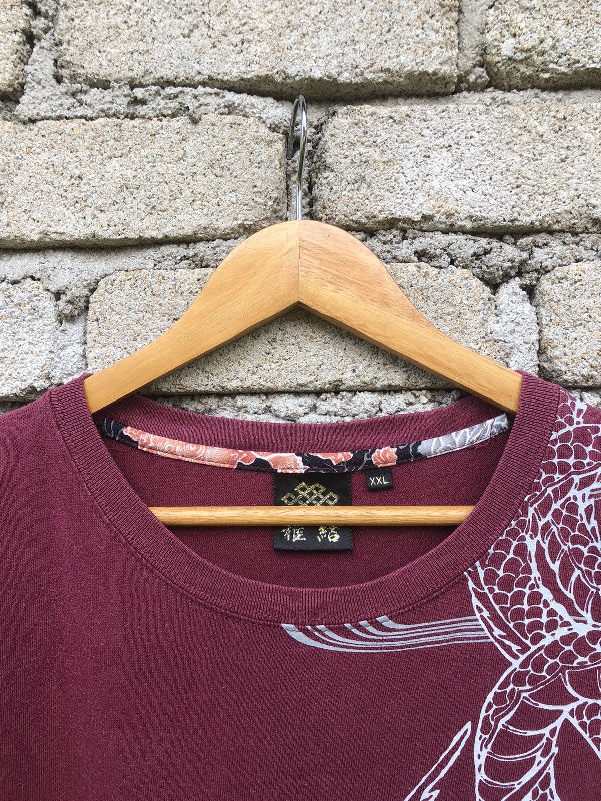 Japanese Brand Vintage Sunfaded Y2K Japanese Brands Dragon Sukajan Tshirt Size US XL / EU 56 / 4 - 5 Thumbnail