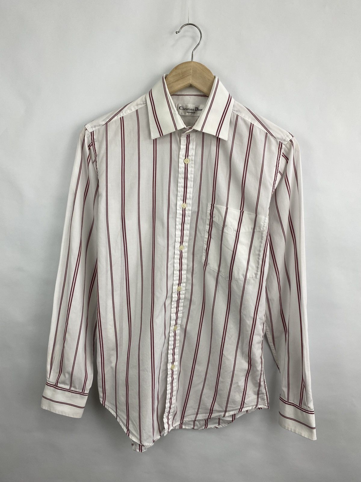 Christian Dior Monsieur Vintage 90s Dior Shirt Long Sleeve Rare Retro Hype Y2K Size US S / EU 44-46 / 1 - 3 Thumbnail