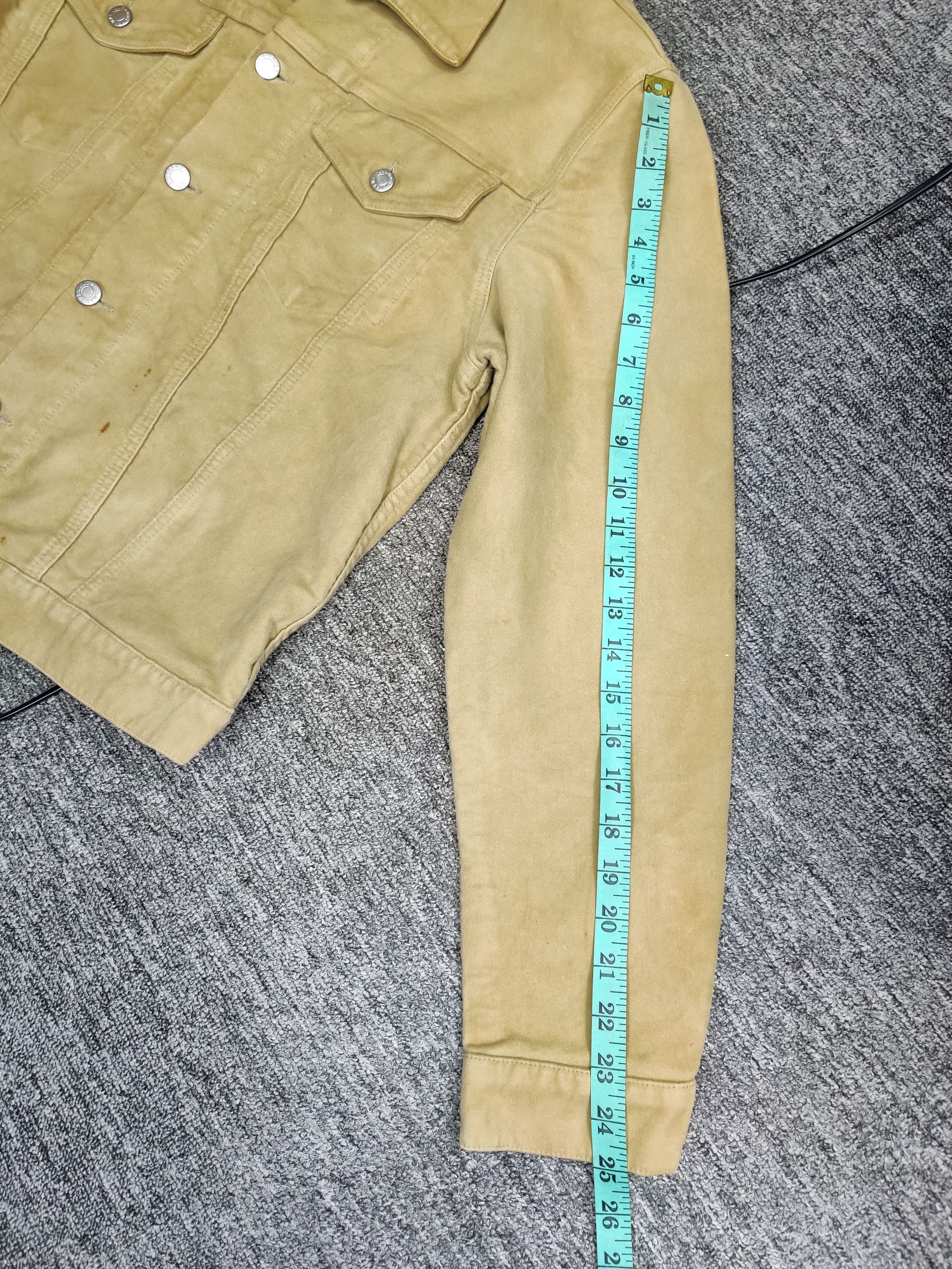 Helmut Lang Vintage Helmut Lang Cotton Beige Trucker Jacket Size US M / EU 48-50 / 2 - 15 Thumbnail