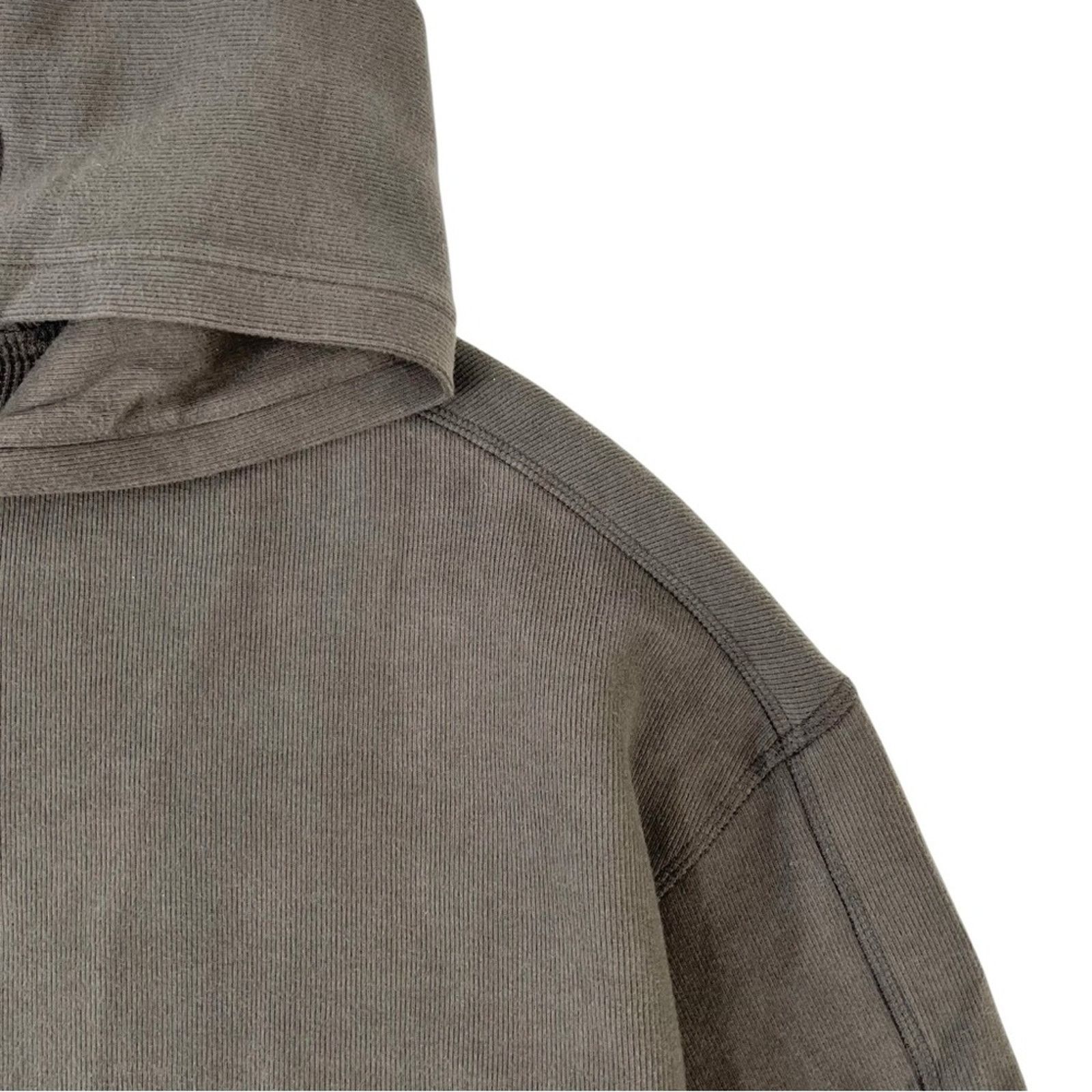 Kotn Gray Heavyweight Micro Rib Relaxed Fit Cotton Zip Up Hoodie Size US M / EU 48-50 / 2 - 3 Thumbnail