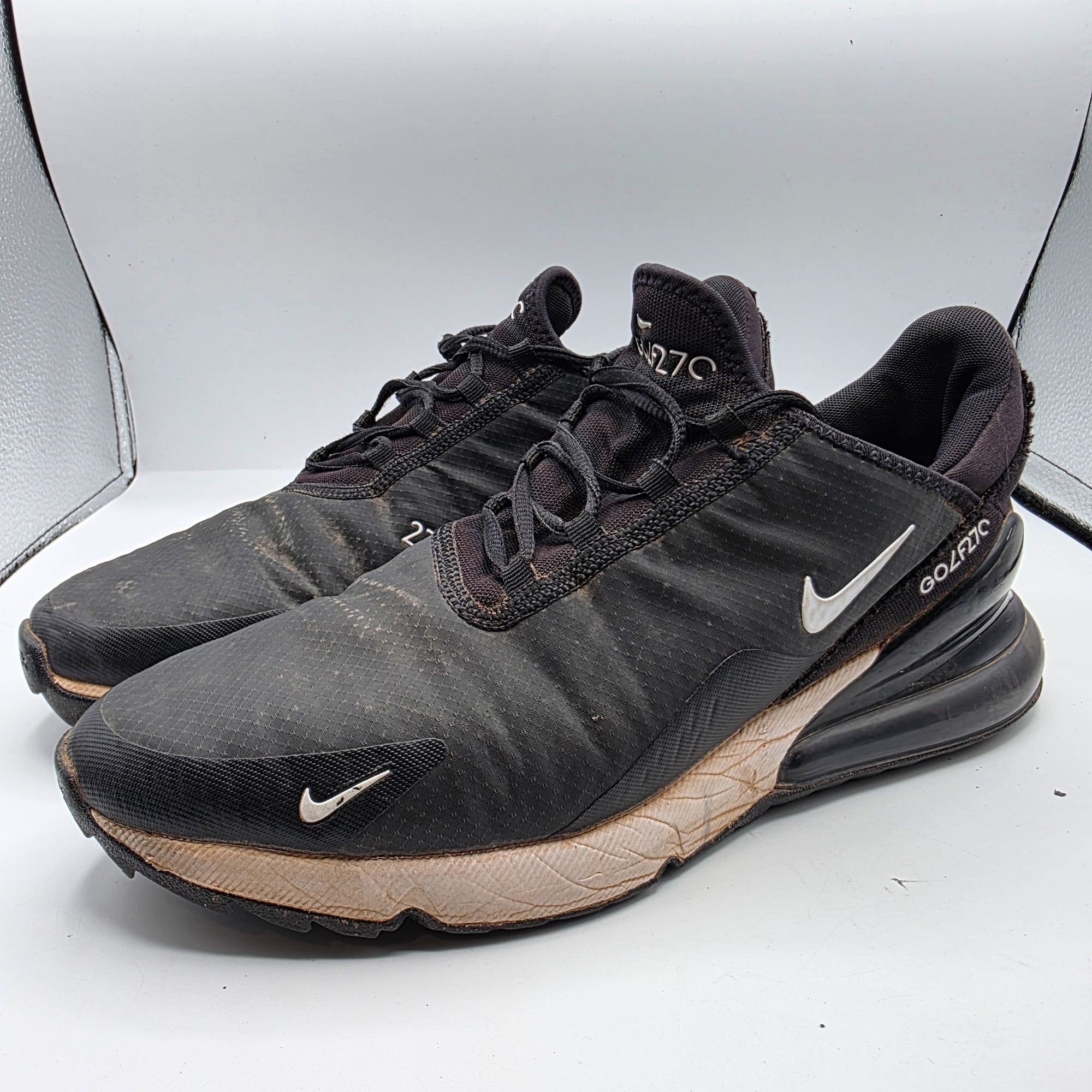Nike Nike Air Max 270 G Spikeless Golf Shoes Mens 10 Black Lightw Size US 10 / EU 43 - 4 Thumbnail