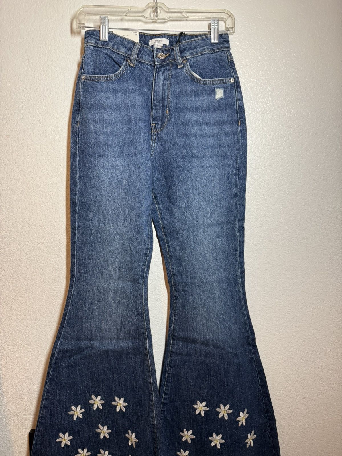 Forever 21 Forever 21 Flare denim pant Size 26" / US 2 / IT 38 - 1 Thumbnail