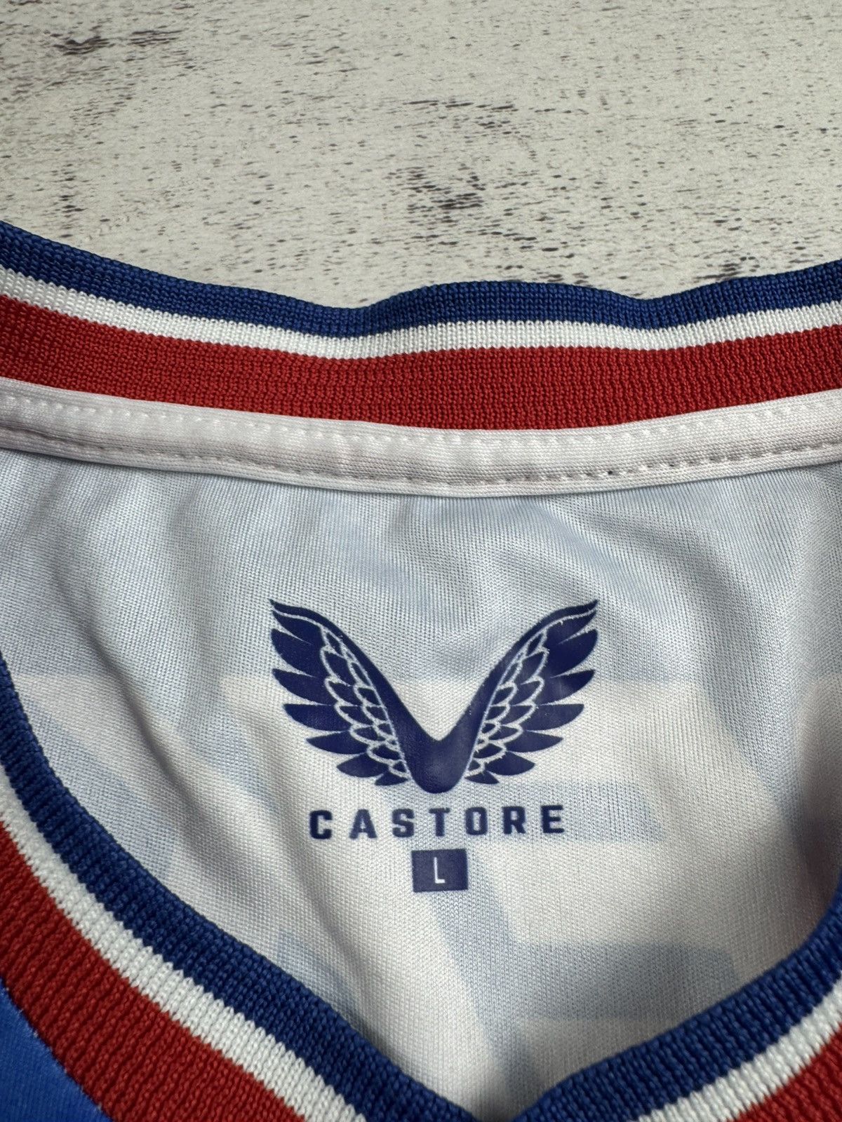 Castore Rangers Glasgow 2023/2024 Blue Home Castore Soccer Football T Shirt Jersey Kit Size US L / EU 52-54 / 3 - 8 Thumbnail